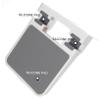 TEHAUX Mount Bracket Free Punching Plastic Shelf for Security Easy Installation Mount for Home Monitoring view 2