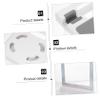 TEHAUX Mount Bracket Free Punching Plastic Shelf for Security Easy Installation Mount for Home Monitoring view 3