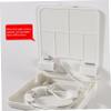 TEHAUX Mount Bracket Free Punching Plastic Shelf for Security Easy Installation Mount for Home Monitoring view 4