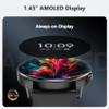 Blackview Smart Watch for Women Men (Make/Answer Calls),1.43''AMOLED Touchscreen Fitness Tracker with 100+ Sports Modes, Heart Rate/SpO2/Sleep Monitor/2 Straps, Smartwatch for iPhone & Android view 2