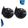 ABOOFAN 1pair Car Horns Motorbike Truck Bike Safety Sound Material Easy Install view 2