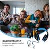 Angoily Computer Headset Adapter Cable Gaming Headphones Soft Padding Noise Isolation Earpiece view 4