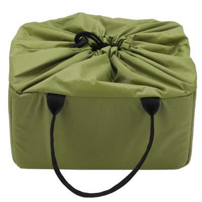 Bognajin Insert Padded Partition Camera Bag for DSLR SLR, Lens Case with Flexible Partitions, Shockproof Nylon Material, Green