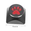 balacoo Aluminum Alloy Keyboard Key Caps Cat Claw Pattern Ergonomic Keycaps for Mechanical Gaming view 2