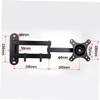 Balacoo Flat Panel Tv Frame Support Load Capacity Monitor Arm Wall Mount Fixed Tv Mount for LCD Led Monitor view 4