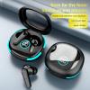 Boannice Wireless Bluetooth Headset,ANC+ENC Noise Cancellation,Bluetooth 5.4+EDR Ultra-Low Latency,10mm HiFi Subwoofer,Dazzling Colorful Breathing Lights Charging Compartment + Smart Touch Controls view 2
