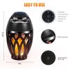 Ailanxin Outdoor Bluetooth Speakers, Wireless Speaker with LED Flame Speaker,Ipx5 Waterproof Design, Bluetooth 5.0 LED Flame Lamp for Outdoor Party, Camping and Desktop Decoration (Black) view 4