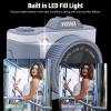 Cameras for Photography, 66MP 2.5K 16x Versatile Zoom 2.4 Inch LED Fill Light 180 Flip Screen Digital Vlogging Camera, Compact Video Selfie Cam for Vlogging YouTub (Without view 2
