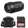 Panasonic HC-VX3 4K UHD Camcorder, Bundle with 128GB Memory Card and Shoulder Bag view 1