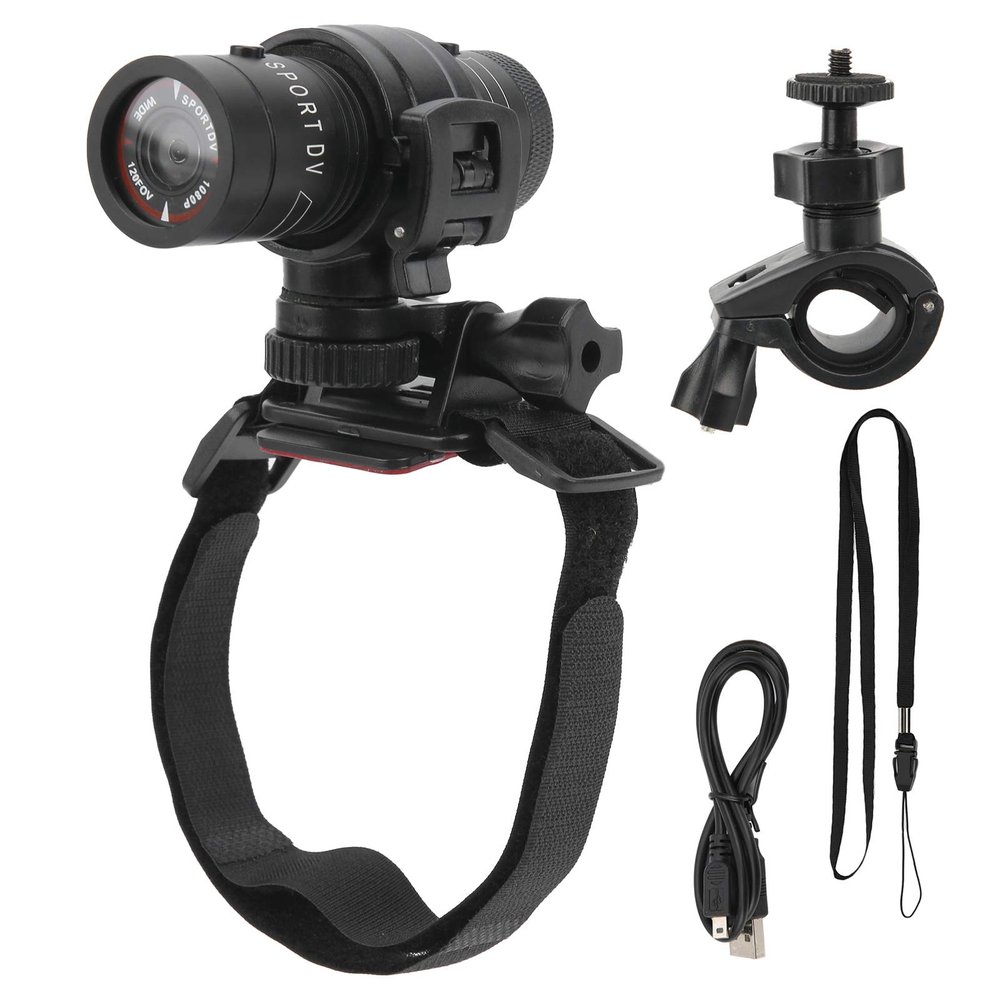 1080P Full HD Motorcycle Video Recorder Mountain Cycling Helmet Mount DV Cam