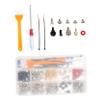 Tofficu Computer Case Screw Set Assortment Kit Brush Screwdriver Cable Ties Made of Nickeling for Assembly view 1