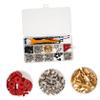 Tofficu Computer Case Screw Set Assortment Kit Brush Screwdriver Cable Ties Made of Nickeling for Assembly view 3