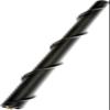 APDTY 173549 Short Rubber Antenna Mast - Black view 1