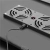 Adjustable Laptop Support with Double Fan Cooling Lightweight Mouse and Portable Office Office Travel Tables Suitable for Laptops Books Writing Sketch (Black) view 2