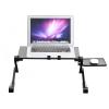 Adjustable Laptop Support with Double Fan Cooling Lightweight Mouse and Portable Office Office Travel Tables Suitable for Laptops Books Writing Sketch (Black) view 4