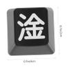 Happyyami Shine-Through Mechanical Keyboard Esc Keycap Key Cap for Gaming Easy Installation Design Replacement for Worn-Out Keys view 2