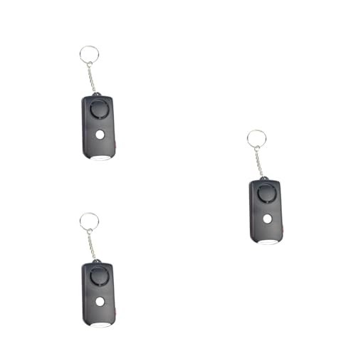 Happyyami 3pcs Personal Alarm for Women Safety Keychain Scream Function Emergency Call Device Compact