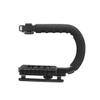 Balacoo DSLR Camera Stabilizer Flash Stabilizer Grip u Shape Bracket 1/4 Screw Hole for Microphone view 1