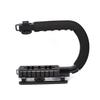 Balacoo DSLR Camera Stabilizer Flash Stabilizer Grip u Shape Bracket 1/4 Screw Hole for Microphone view 3