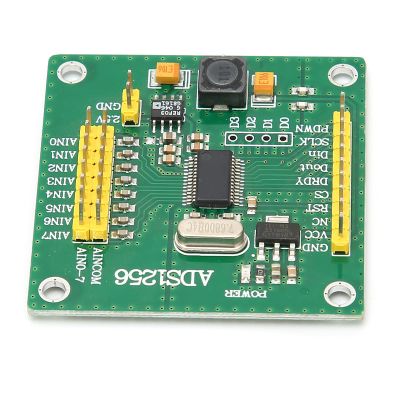 Analog to Digital, Conversion Module 24Bit 8Channel e 8 Channel 24 Bit High Converters ADC Acquisition Board ADS1256 Accuracy Convert DoubleSided PCB