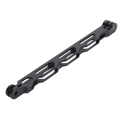 Akozon Camera Helmet Extension Arm Lightweight Aluminum 200MM Helmet Extension Rod Black for X3 ONE RS GO 2 ONE X2