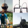 Akozon Camera Helmet Extension Arm Lightweight Aluminum 200MM Helmet Extension Rod Black for X3 ONE RS GO 2 ONE X2 view 2