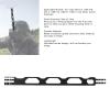 Akozon Camera Helmet Extension Arm Lightweight Aluminum 200MM Helmet Extension Rod Black for X3 ONE RS GO 2 ONE X2 view 3