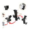 balacoo 2pcs Flash Holder for Light Stand Metal Flash Lamp Holder Bracket Umbrella Mount Bracket Screw Spigot for DSLR Camera view 3