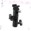 balacoo 2pcs Flash Holder for Light Stand Metal Flash Lamp Holder Bracket Umbrella Mount Bracket Screw Spigot for DSLR Camera view 4