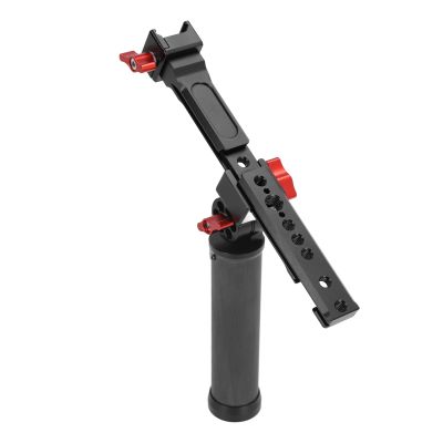 Camera Top Handle Folding Adjustable Grip for Ronin RS3Pro RS3mini RS2, Aluminum Alloy Carbon Fiber Ergonomic Design