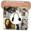 CIMAXIC Microphone with Flexible Gooseneck Condenser Design for Desktop Laptop Plug and Play Audio for Live Broadcast Compatible with Various Devices view 3