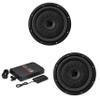 Kicker 10 Inch CVT Thin Woofer Includes (2) 52CVT102 Package with 51LX12005 Amplifier view 1