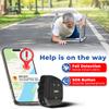 Seculife SOS Wristband  Elderly Life Saving Fall Alert System, Emergency Call Button, Assistive Speakerphone, GPS Tracking, Seniors Dementia, Alzheimers, 24/7 Medical Monitoring (Black) view 2