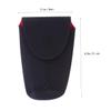 Happyyami 2pcs Thickened Diving Material Camera Lens Bag Sleeve Shockproof and Protective Case for Dslr Lenses Black view 2