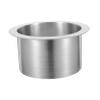 Recessed Trash Grommet, Stainless Steel Hidden Chute for Commercial Spaces view 1