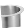 Recessed Trash Grommet, Stainless Steel Hidden Chute for Commercial Spaces view 2