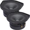 PowerBass OE-400-4" Mid Range Speakers with a Pair of L-1A - 1" Aluminum Dome Tweeter view 2