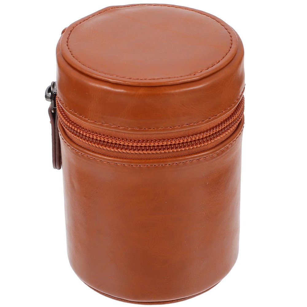 DIYEAH Camera Lens Pouch Storage Bag for Mirrorless Lenses Protective Case Smooth Zipper Design for Photography Enthusiasts and Travelers