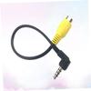 BUGUUYO Converter Cable for Car Tablet Easy Connection for Monitors Lightweight and Space Saving Design for Rear View Camera Setup Black view 3