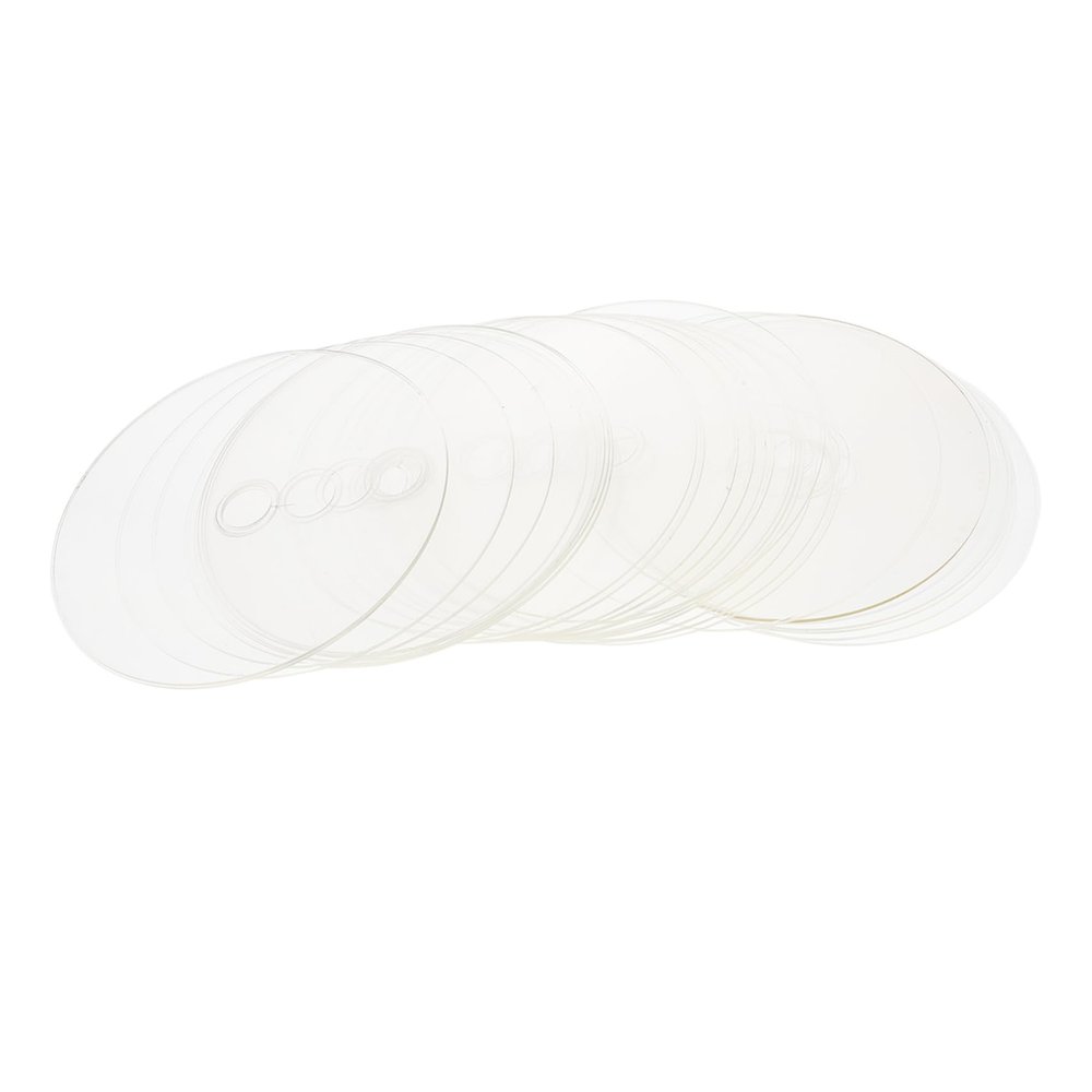 BEBEMOKO 30pcs Transparent Painting Discs Blank Cd Disks for Crafts Easy to Use for Boys and Girls Projects Wall Decor and Handmade Keepsakes