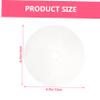 BEBEMOKO 30pcs Transparent Painting Discs Blank Cd Disks for Crafts Easy to Use for Boys and Girls Projects Wall Decor and Handmade Keepsakes view 2