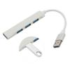 Tofficu 1pc Extender Adapter for Laptop Port USB Hub Aluminum Alloy High-Speed Data Transfer Instant Overload Protection view 4