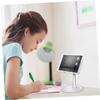 balacoo Adjustable Phone Holder Metal Phone Base Supporter Rotating Desktop Stand Tablets Silver view 3