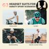 cepkquis Half Face Motorcycle Helmet Headset, Wireless Bluetooth Headphone for Cycling AI Voice Assistant, Magnetic Install, IPX6 Waterproof 2 Speaker NO Intercom Function view 2
