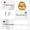 WHAMVOX 2pcs Mini Microphone Set Handheld Vocal Mic for Phones Portable Miniature Microphone Noise Reduction for Singing and Recording view 3