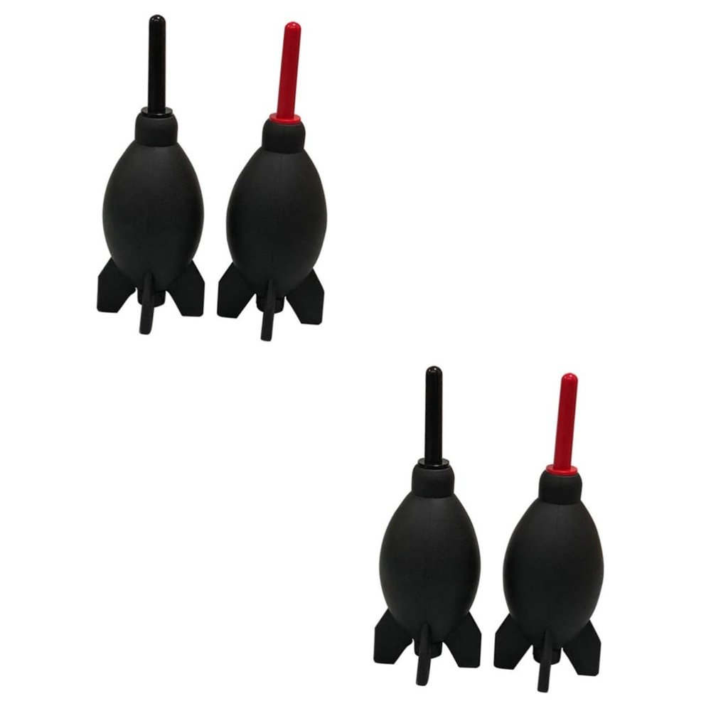 FUNNETOYU 4pcs Air Blower Portable Electronics Remover for LCD Keyboard and Camera Ergonomic Temperature- Design Stands Upright Includes and Blowers