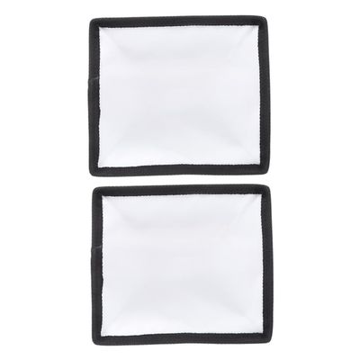 DOITOOL 2pcs Diffuser Sock Soft Flash Diffuser for Camera Reflective Material Inside for Indoor Outdoor Photography