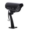 Fake Outdoor Security Camera with Flashing Red Led, Solar Powered view 1