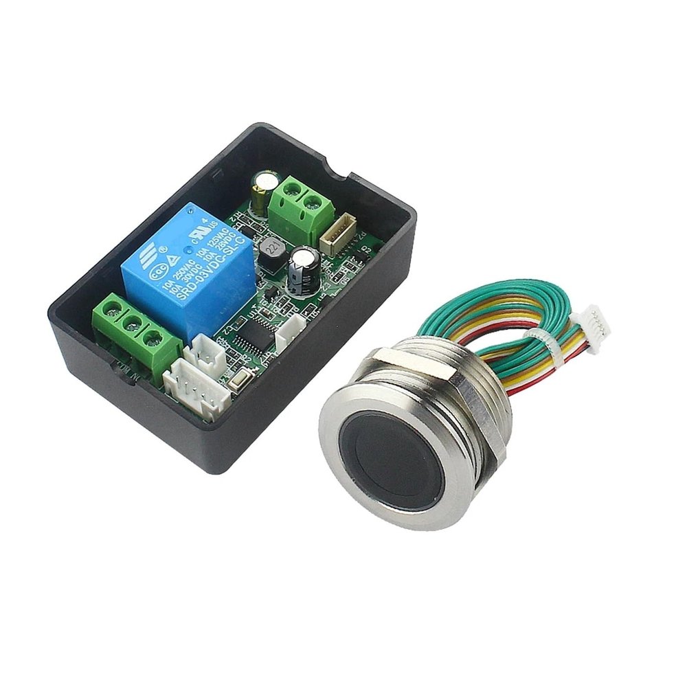 Access Control Fingerprint Control Board 7-30V Fingerprint Recognition Relay Module Electric Lock Door Lock Controller(DX4B and 100D)