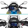 7'' Motorcycle Carplay Screen, Rimoody Wireless CarPlay Android Auto with Design Mount Waterproof Touchscreen Supports GPS Navigation/Bluetooth Transmission/EQ view 2
